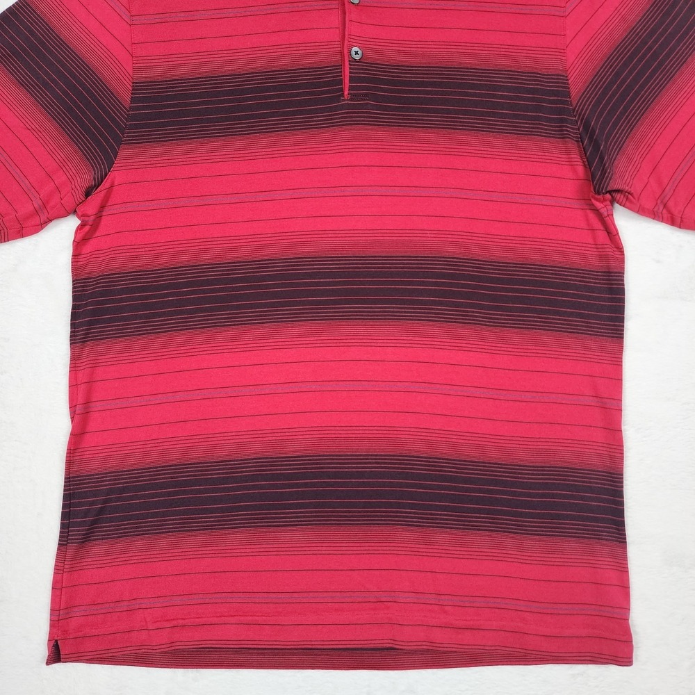 Nike Tiger Woods Collection Golf Polo Shirt Mens Small Red Dri Fit Performance - Picture 3 of 9